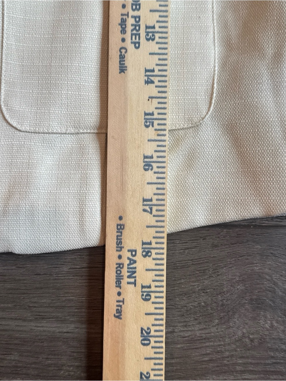Cream Sleeveless Button-Up Vest with Patch Pockets - Picture 4 of 5